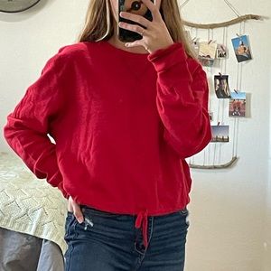Aeropostale size L/ cropped long sleeve
